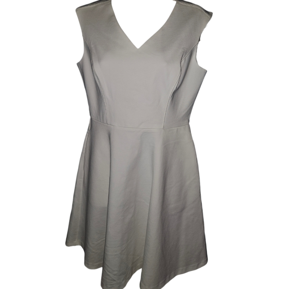 NWT WHBM Off White Peplum Tank Top Dress